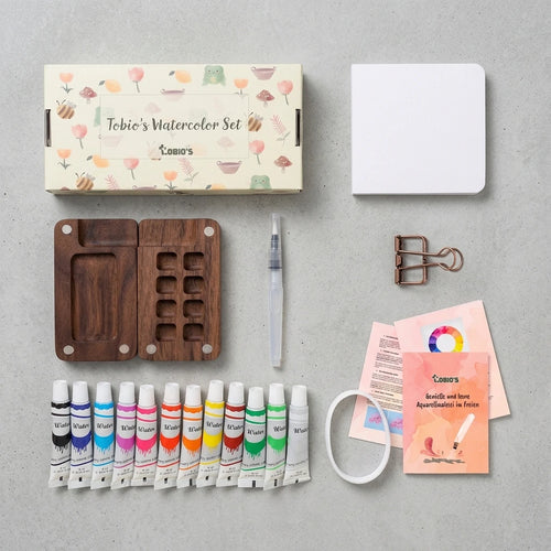 Kit de Acuarelas Tobio's™ - Libertad creativa en cualquier lugar