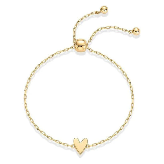 Set de Pulseras Corazones Inseparables 💕Oro y Plata Laminado 14K