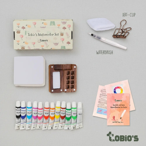 Kit de Acuarelas Tobio's™ - Libertad creativa en cualquier lugar