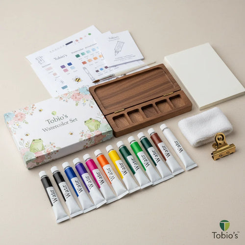 Kit de Acuarelas Tobio's™ - Libertad creativa en cualquier lugar