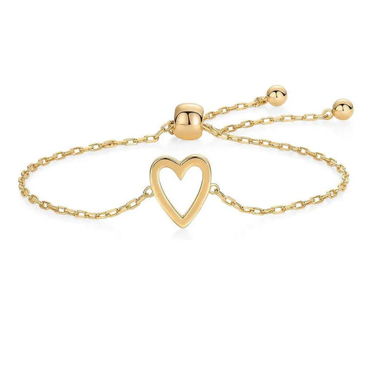 Set de Pulseras Corazones Inseparables 💕Oro y Plata Laminado 14K